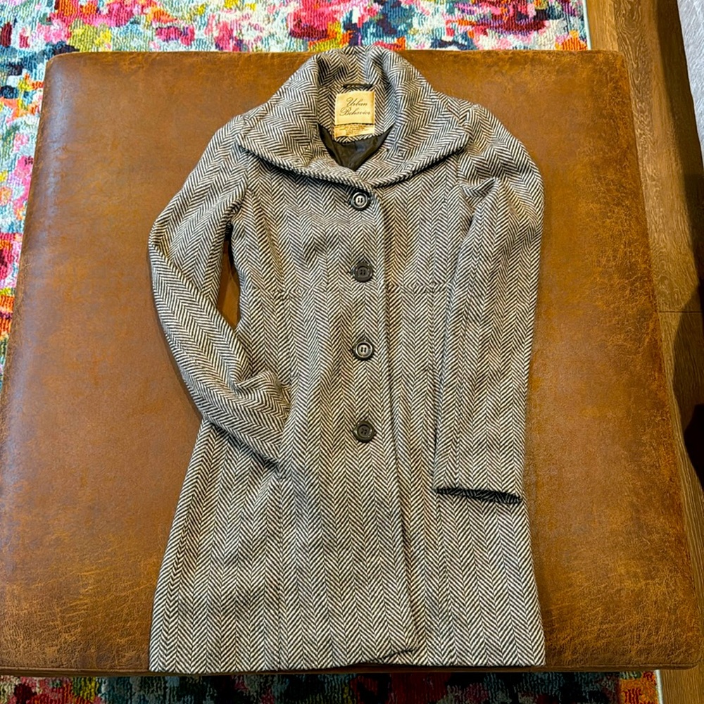 Urban Behavior, xs, chocolate brown, harringbone, jacket
